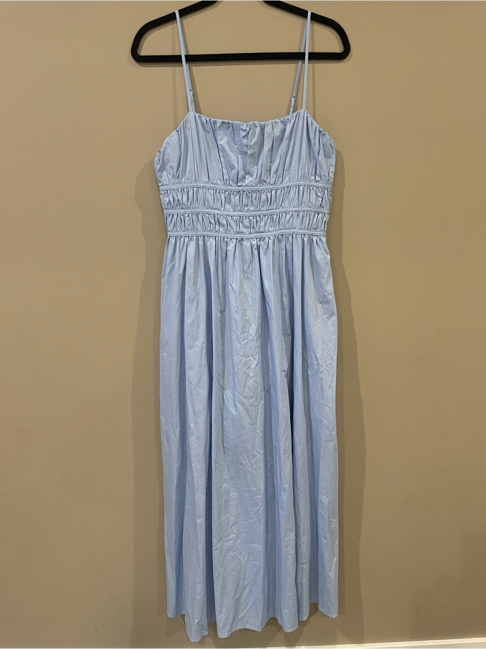 Altar'd State Pale Blue Maxi Cotton Dress